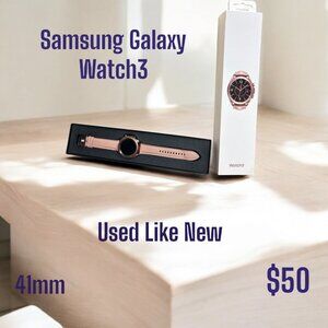 FOR SALE: Samsung Galaxy Watch 3 (41mm) – Like New! ⌚